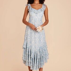 Birdy Grey Blue Floral Dress